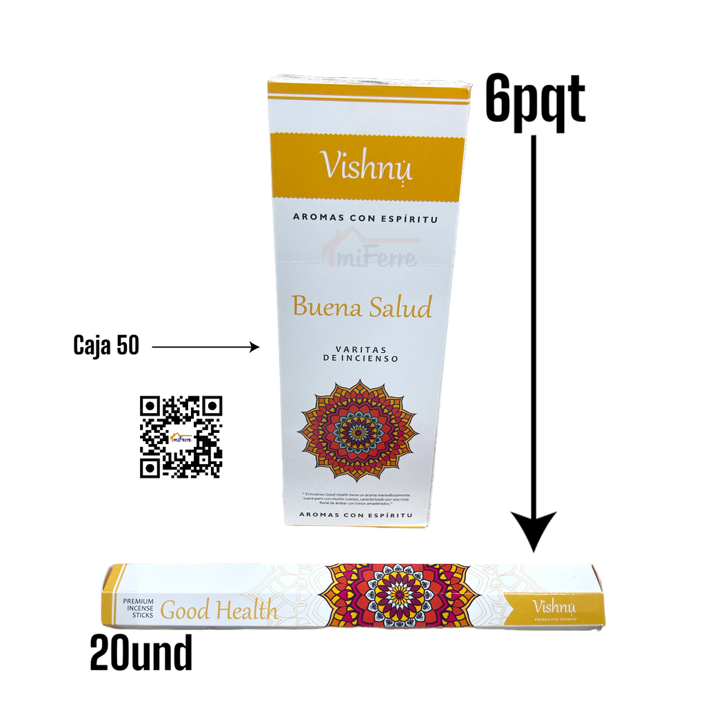 Incienso Buena Salud VISHNU SAV