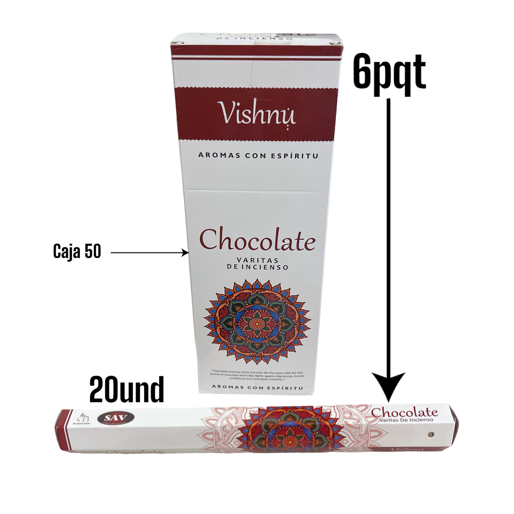 Incienso Chocolate VISHNU SAV