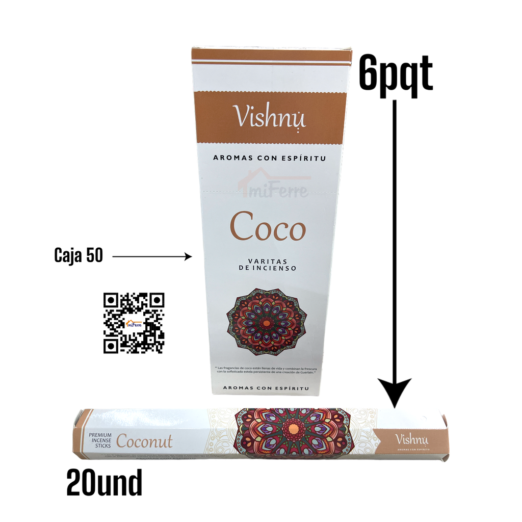 Incienso Coco VISHNU SAV