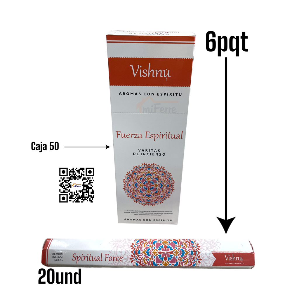 Incienso Fuerza Espiritual VISHNU SAV