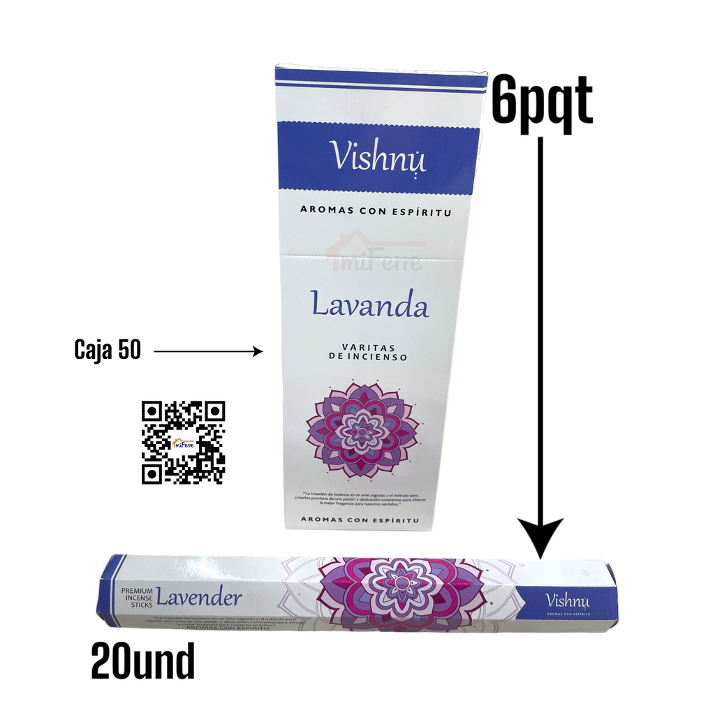 Incienso Lavanda VISHNU SAV