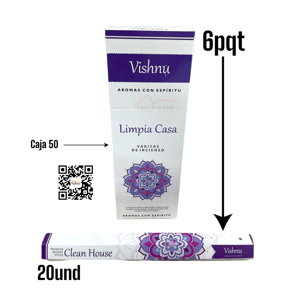 Incienso Limpia Casa VISHNU SAV