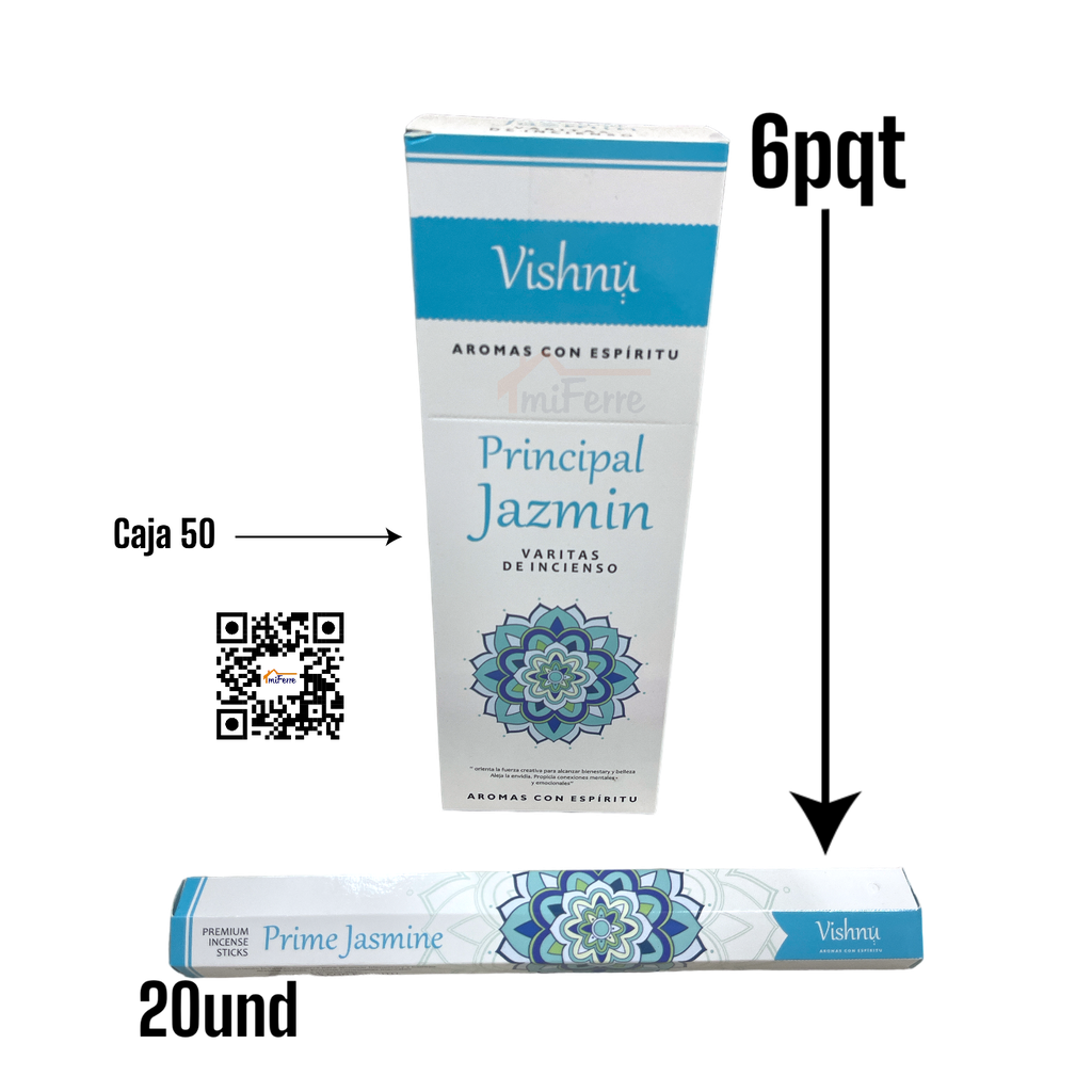Incienso Principal Jazmin VISHNU SAV