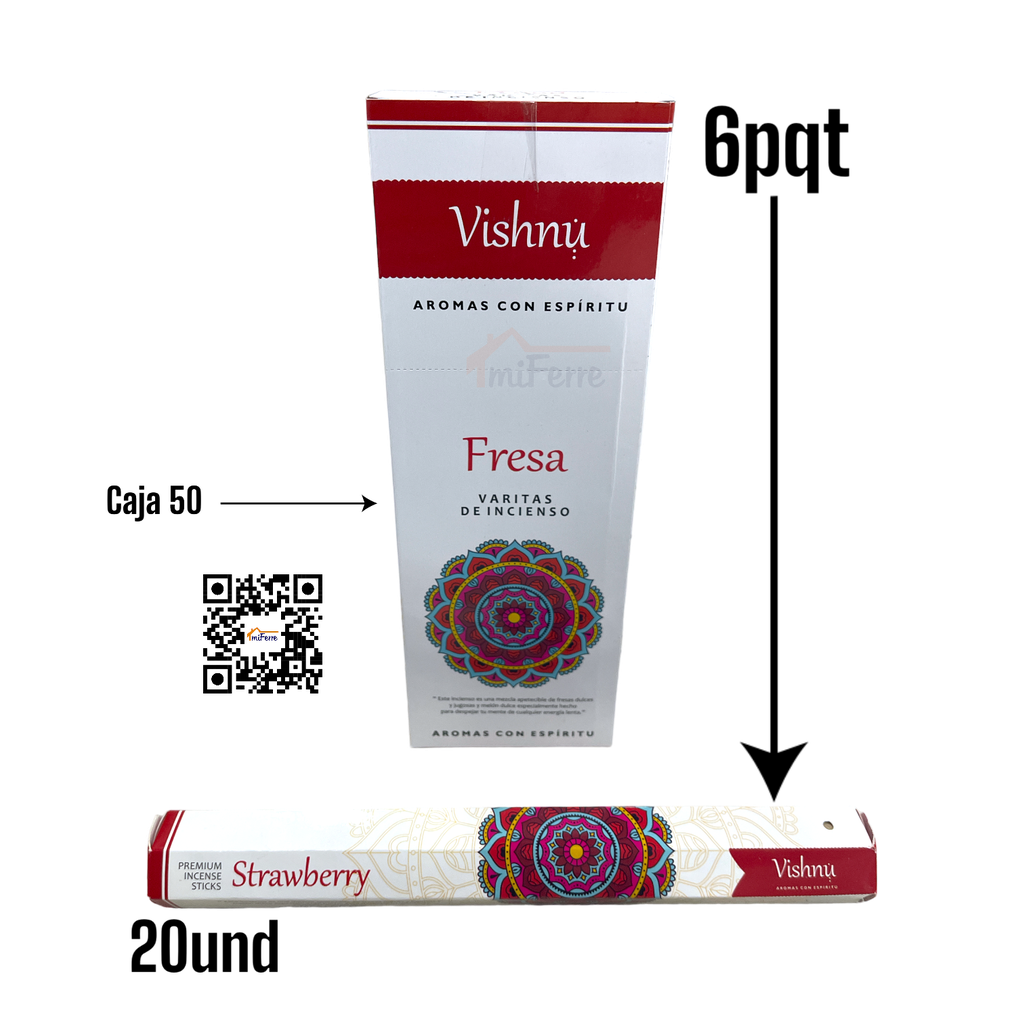 Incienso Fresa VISHNU SAV