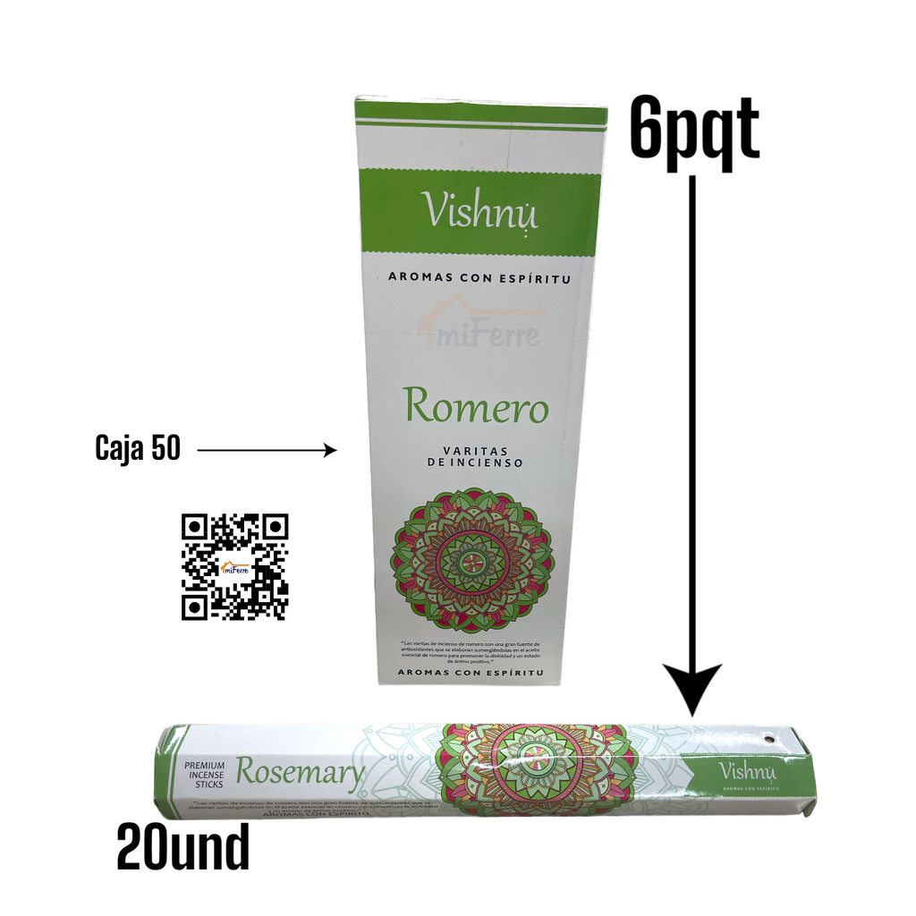 Incienso Romero VISHNU SAV