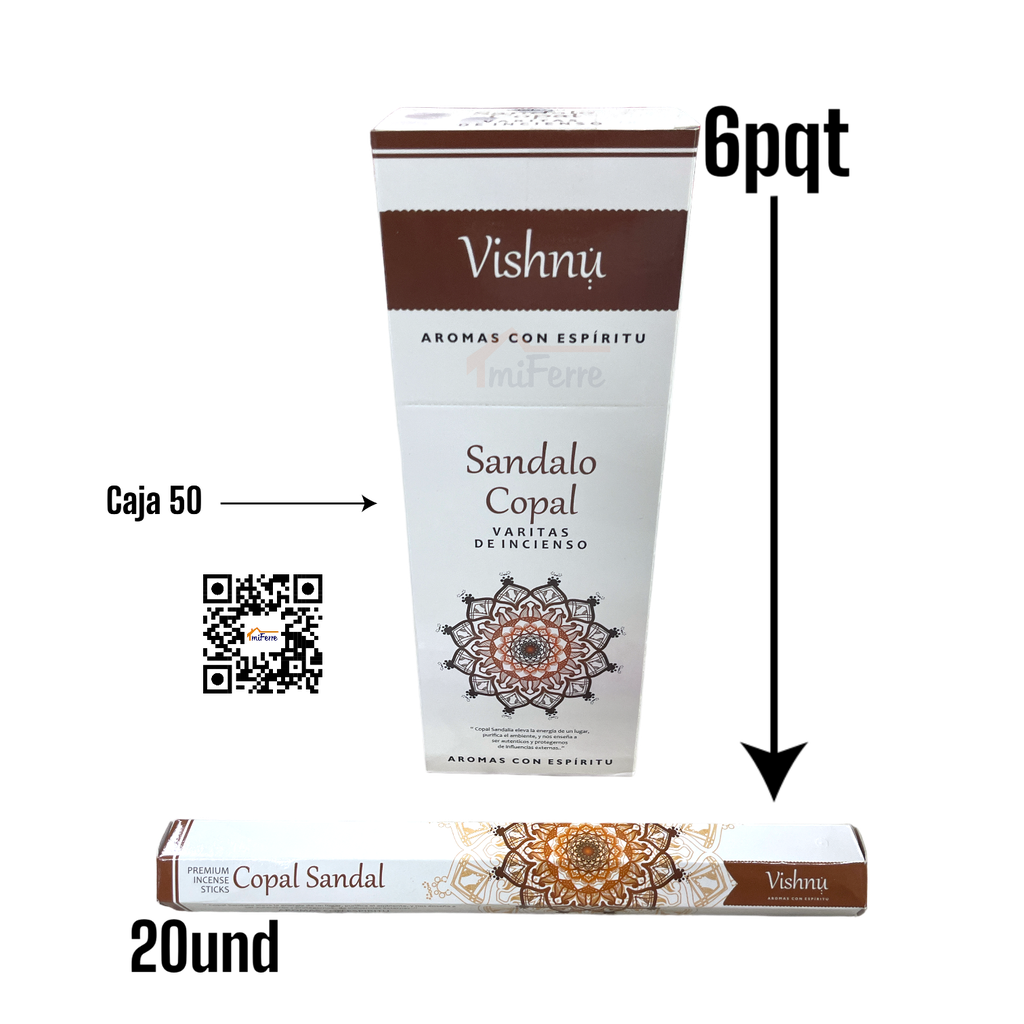 Incienso Sandalo Copal VISHNU SAV