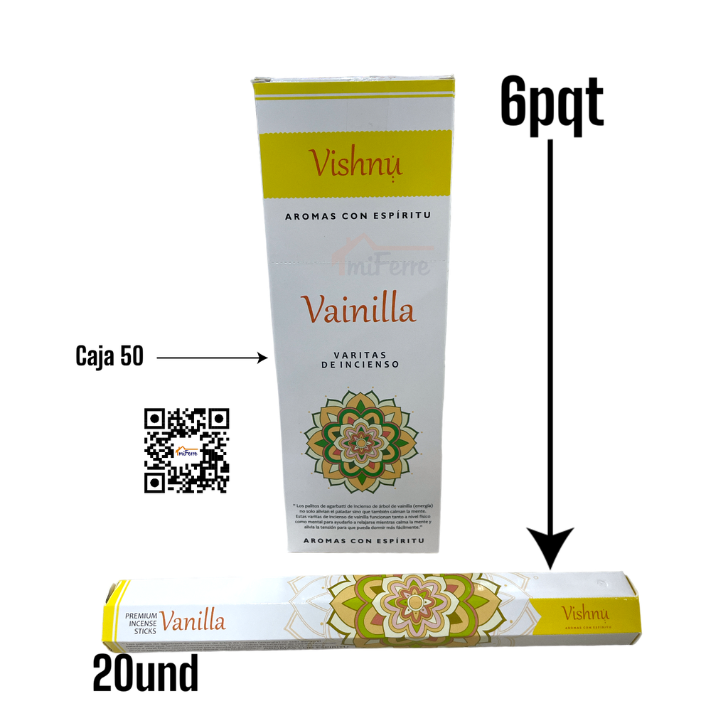 Incienso Vainilla VISHNU SAV