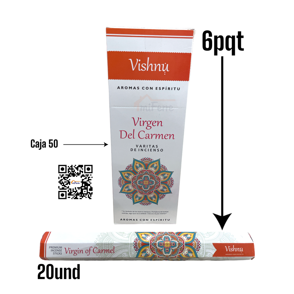 Incienso Virgen del Carmen VISHNU SAV