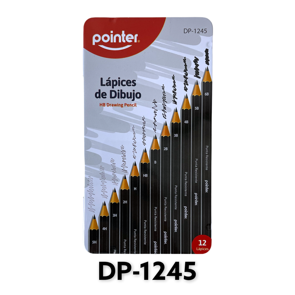 Lapices de Dibujo 12pza POINTER