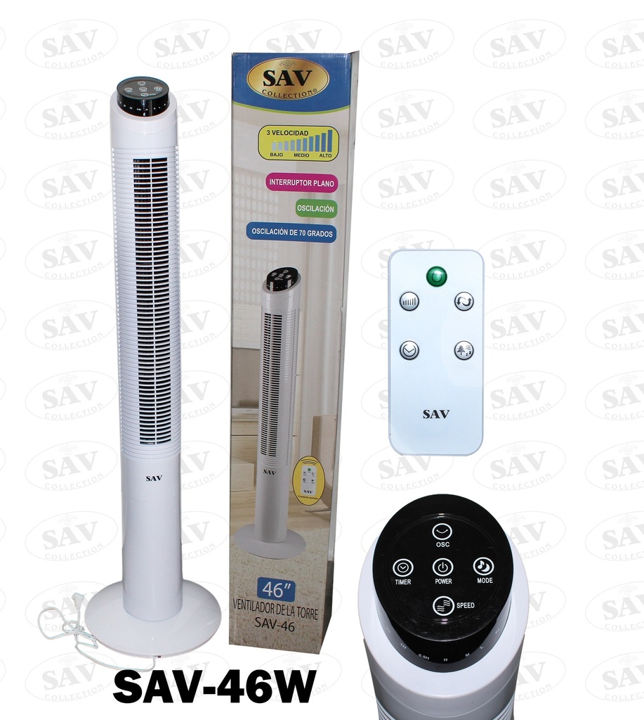 Abanico de Torre 46" SAV Collection