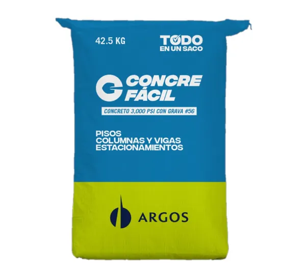 Concreto Concre Fácil 3000 de 42.5kg