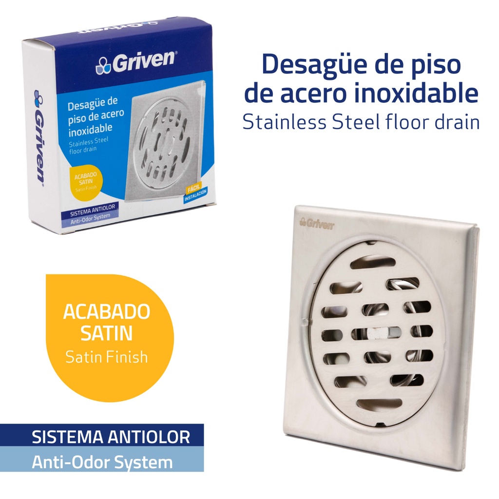 Desague de Piso Anti-Olor GRIVEN