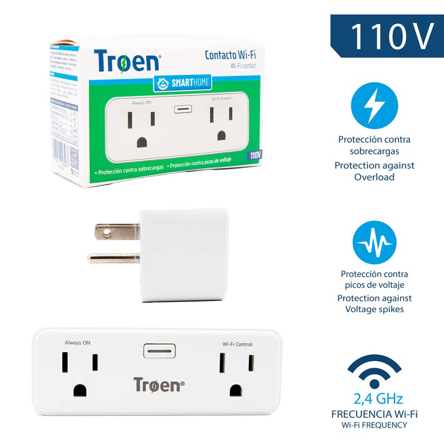 Tomacorriente Inteligente TROEN SmartHome