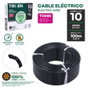 Cable Electrico #10 X 100m Negro TROEN