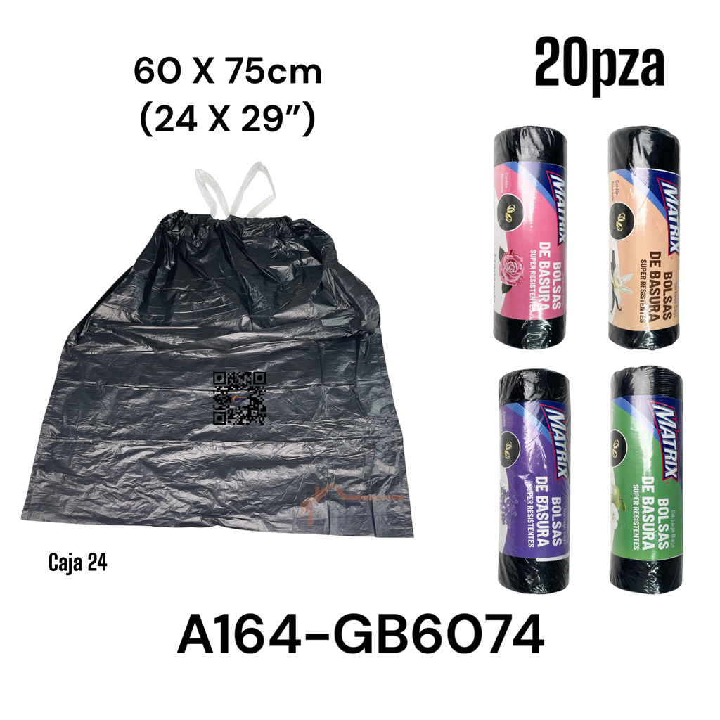 Bolsa de Basura 13GL 20pza MATRIX