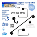Juego de Baño Plastico 5pza GRIVEN Basic