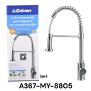 Grifo Monomando para Fregadero con Rociador Abatible GRIVEN