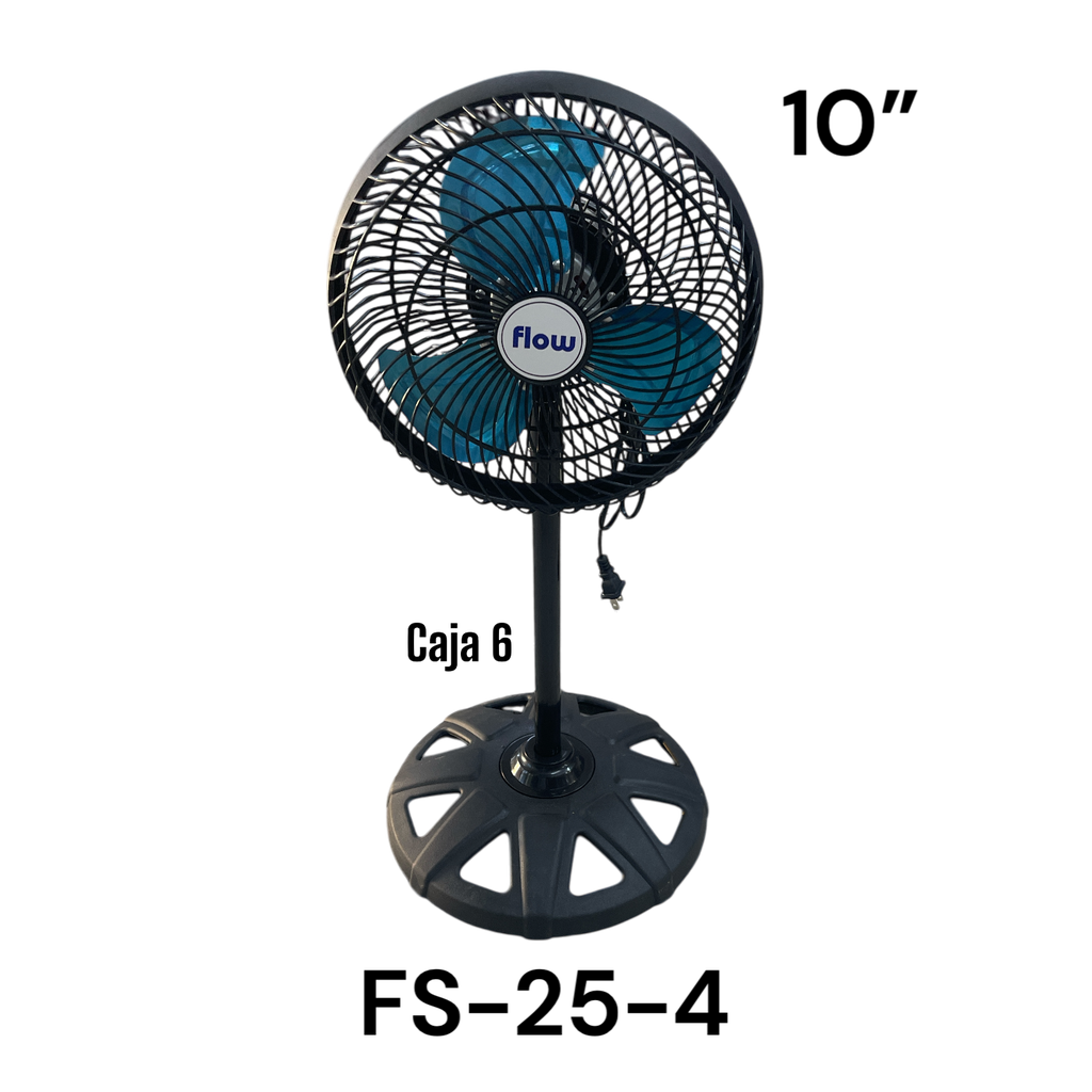 Abanico Plastico 10" con Aspa de Metal FLOW