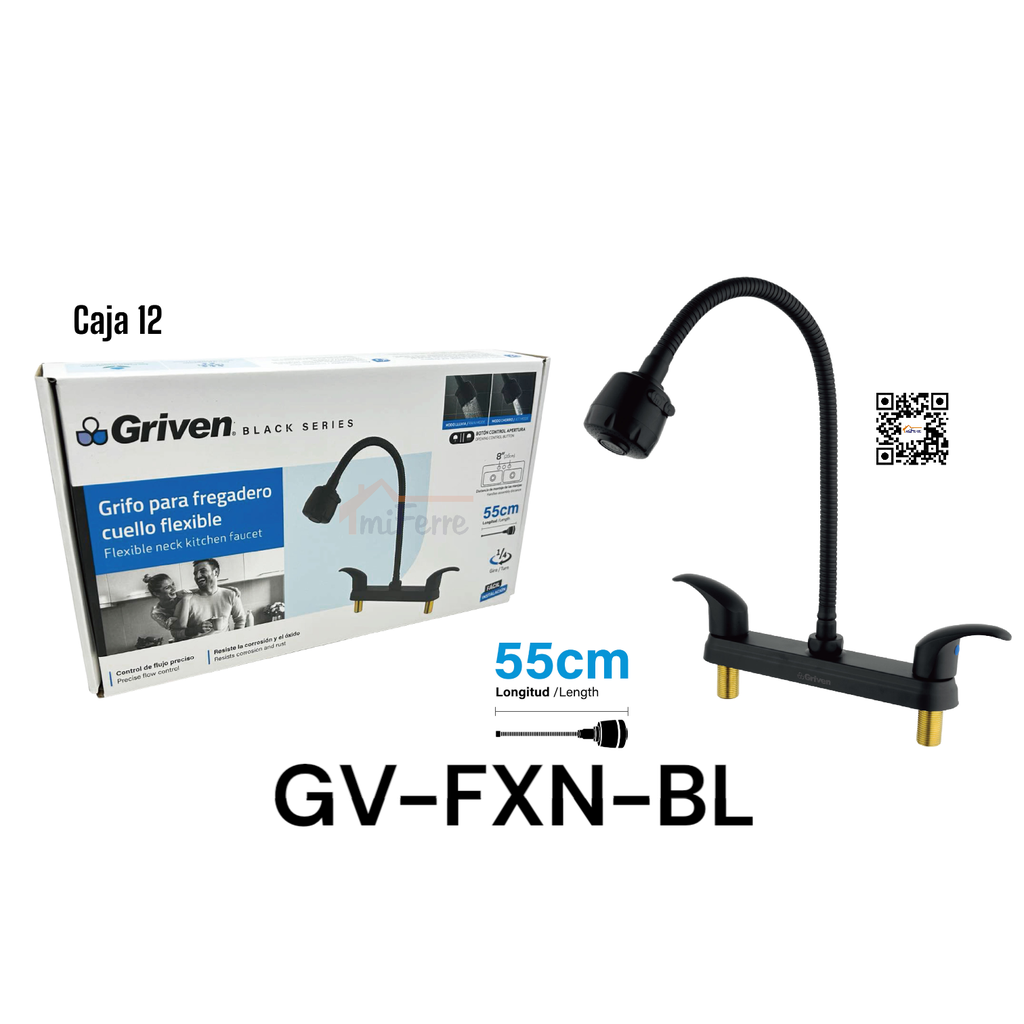 Grifo para Fregadero Cuello Flexible GRIVEN