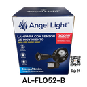 Lampara con Sensor de Movimiento 300W Negro ANGEL LIGHT