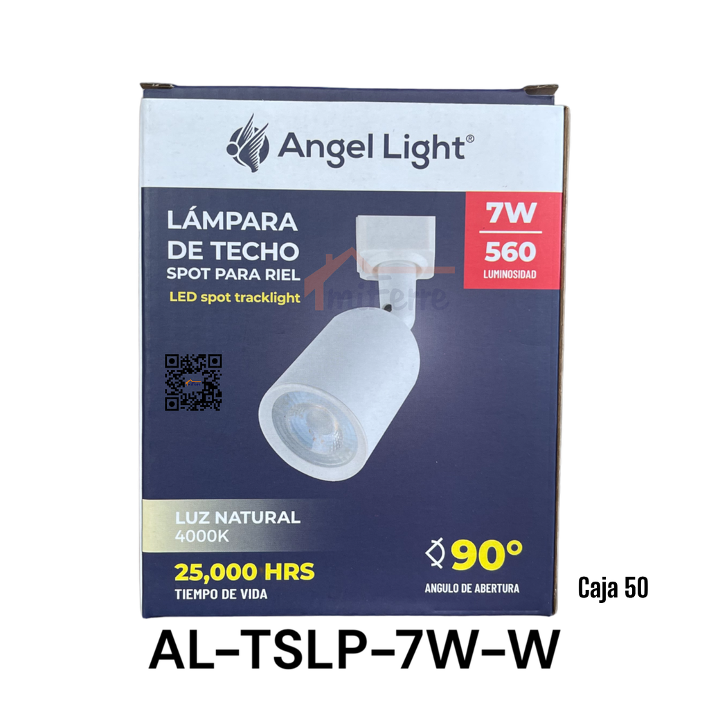 Lampara de Techo Spot para Riel 7W 400K Blanco ANGEL LIGHT