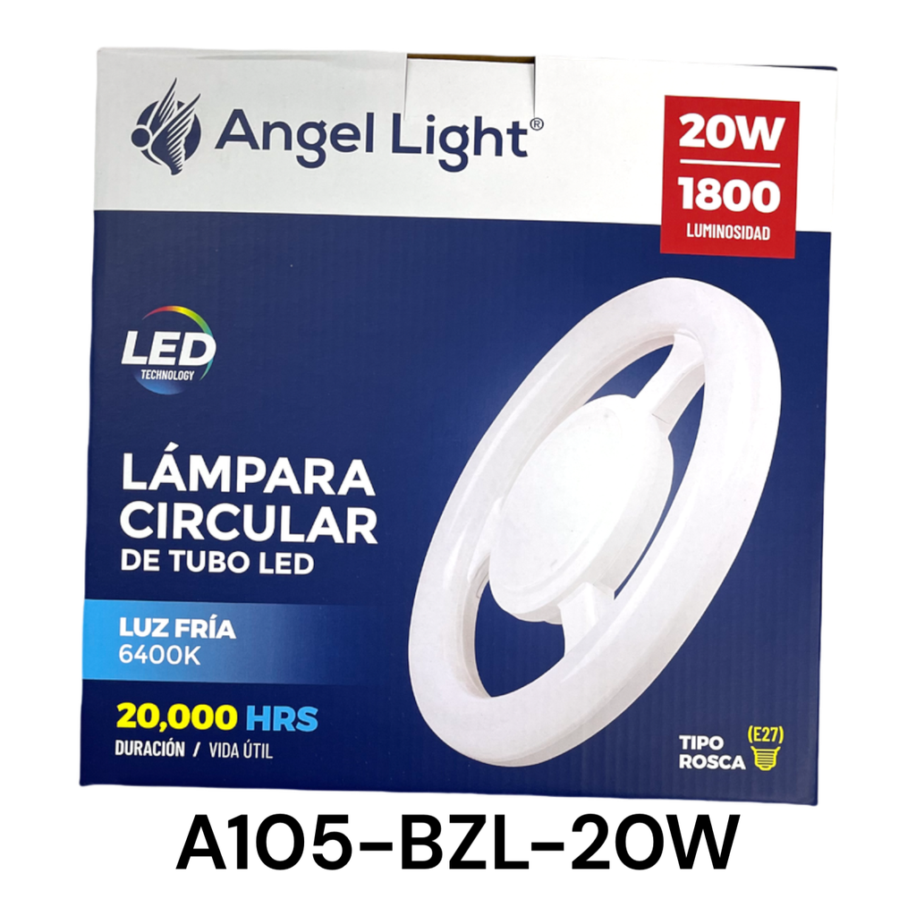 Lampara Circular de Tubo Led 20W 6400K ANGEL LIGHT