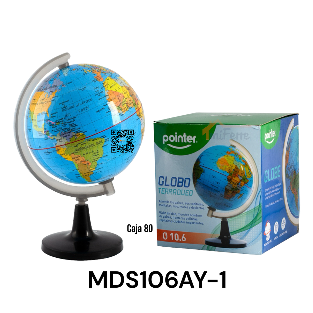 Globo Terraqueo 10.6 POINTER