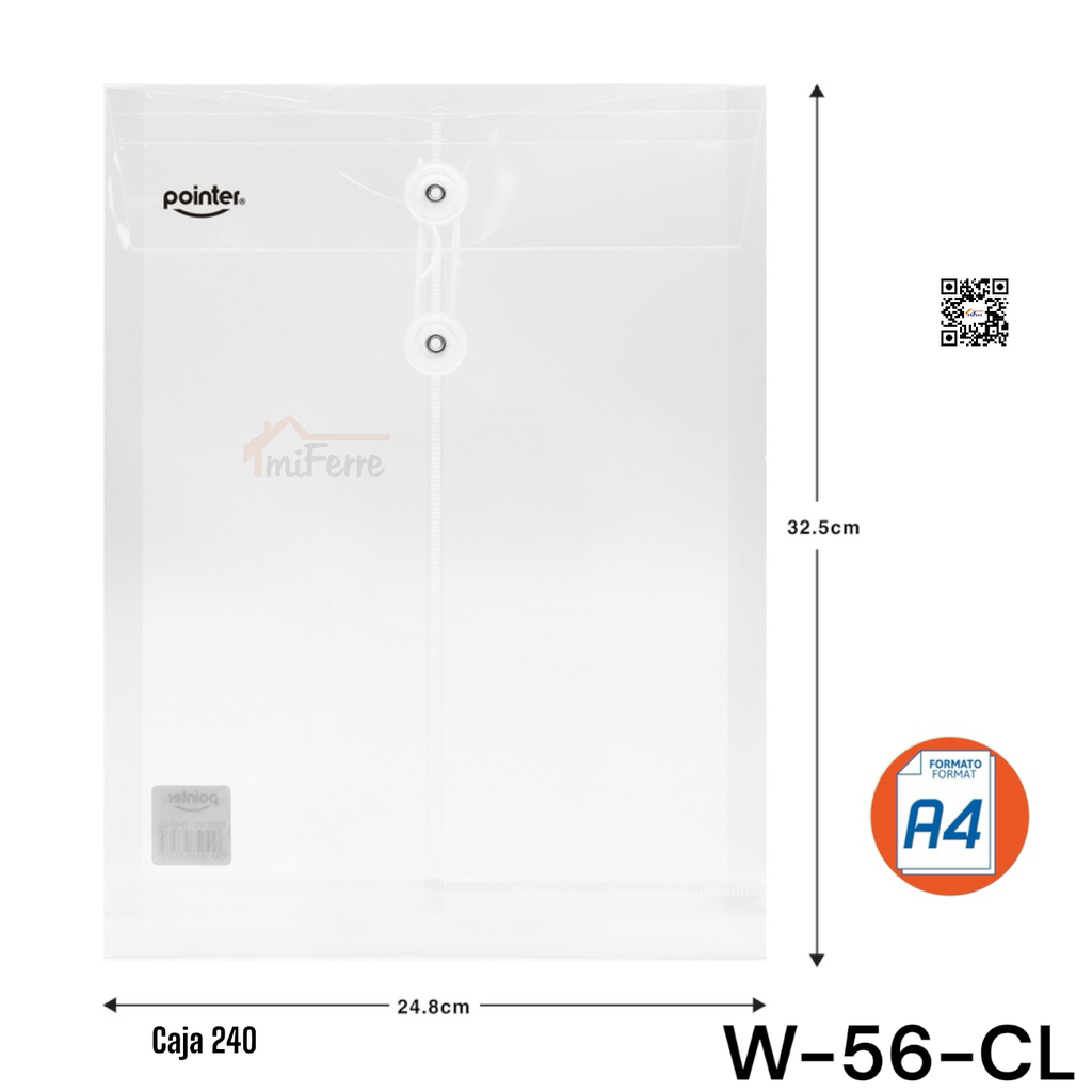 Sobre Porta Documentos A4 POINTER