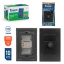 Atenuador de Luz Giratorio Negro TROEN