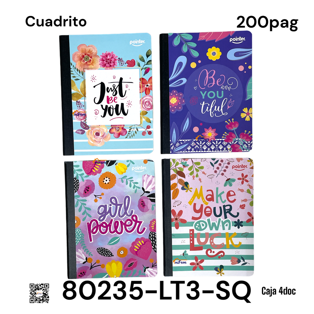Cuaderno Cosido de Cuadrito 200pag POINTER