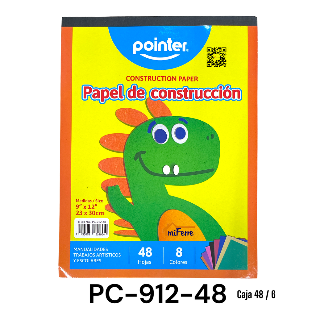 Papel de Construccion 48hojas POINTER