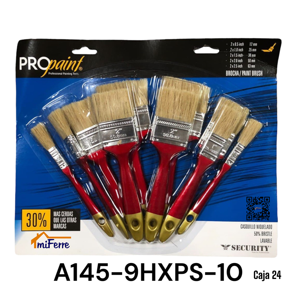 Set de Brochas 10pza PROpaint