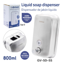Dispensador de Jabon Liquido 800ml GRIVEN