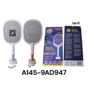 Raqueta Mata Mosquitos con Base Recargable MAX KILLER