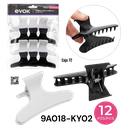 Pinzas para Cabello 12pza EVOK