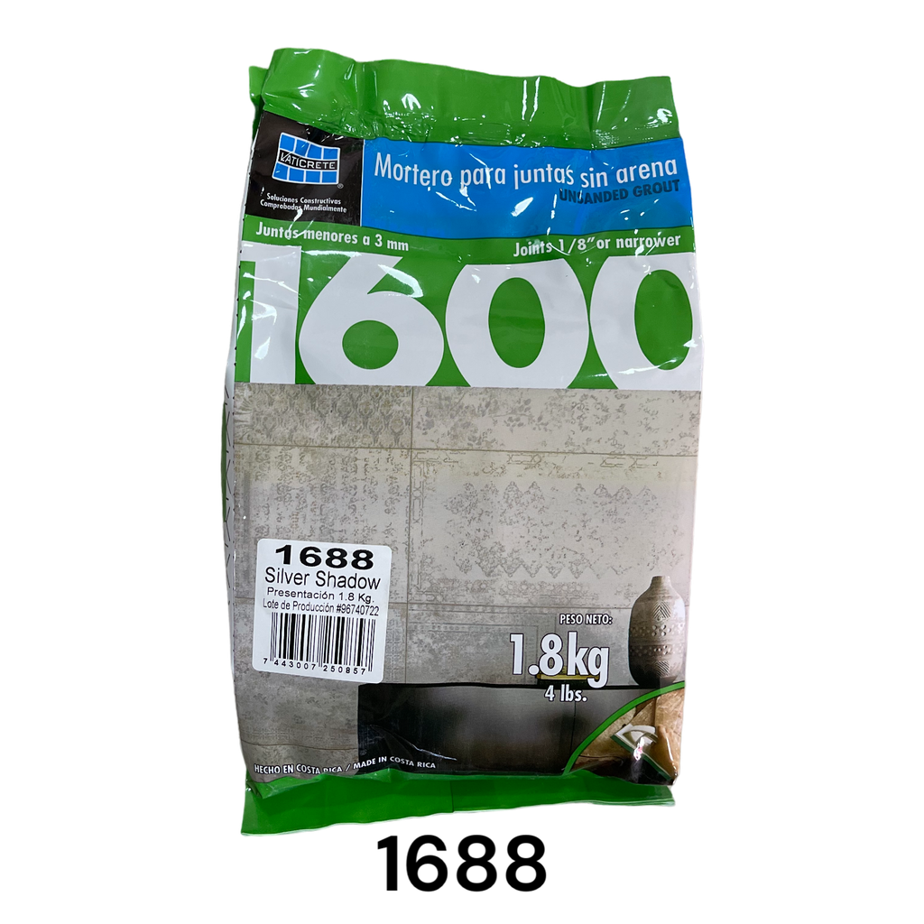 Lechada LATICRETE 1.8Kg Silver Shadow