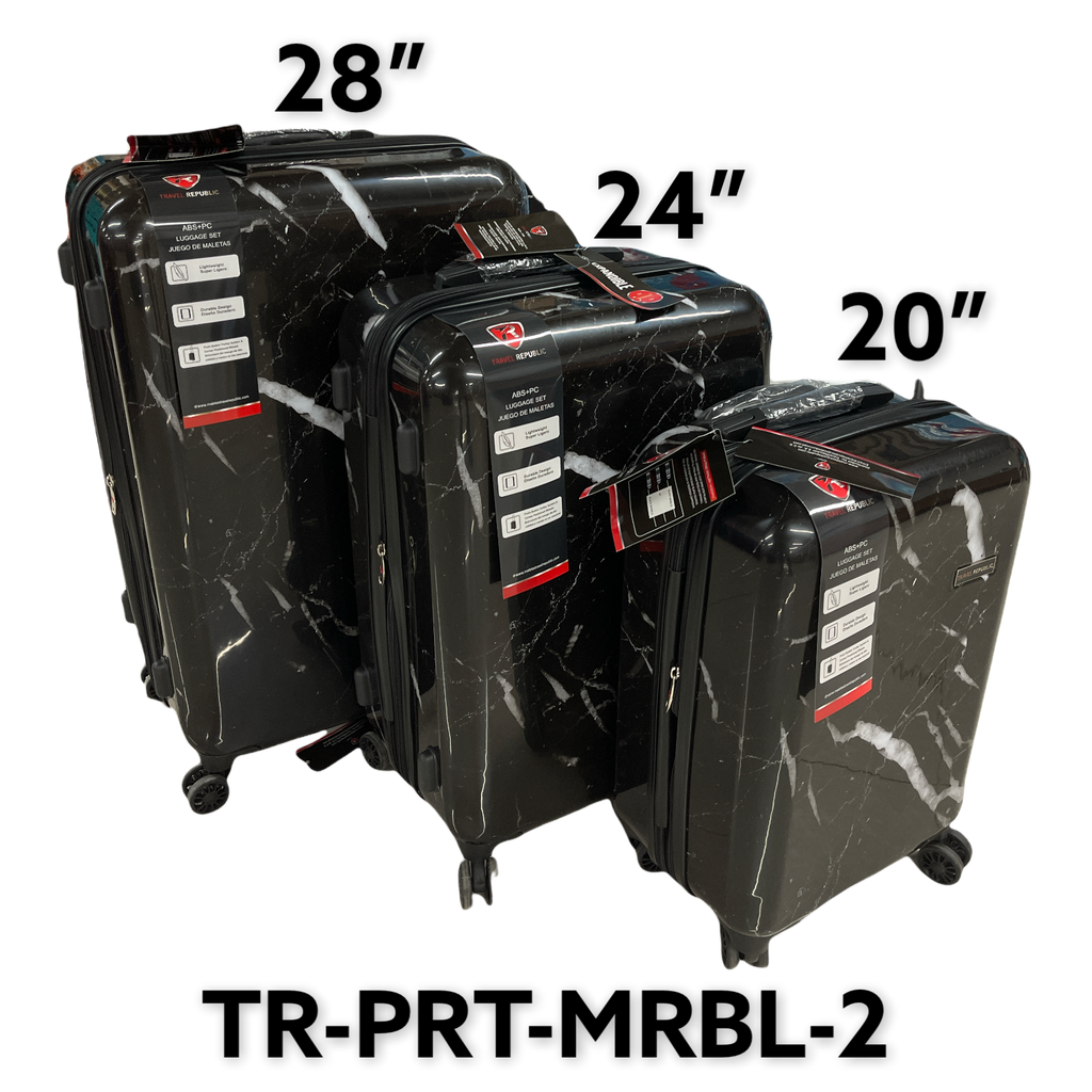 Maletas de Viaje 3pza 20-24-28" Negro TR