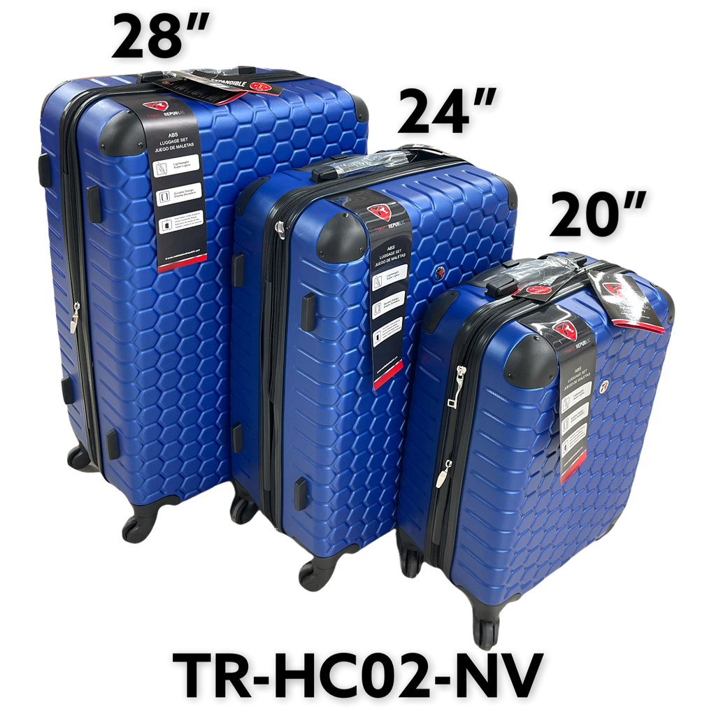 Maletas de Viaje 3pza 20-24-28" Azul TR