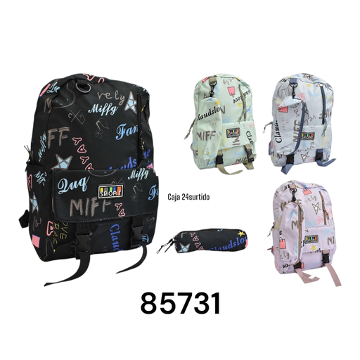 [85731] Mochila Escolar + Cartuchera SPORT
