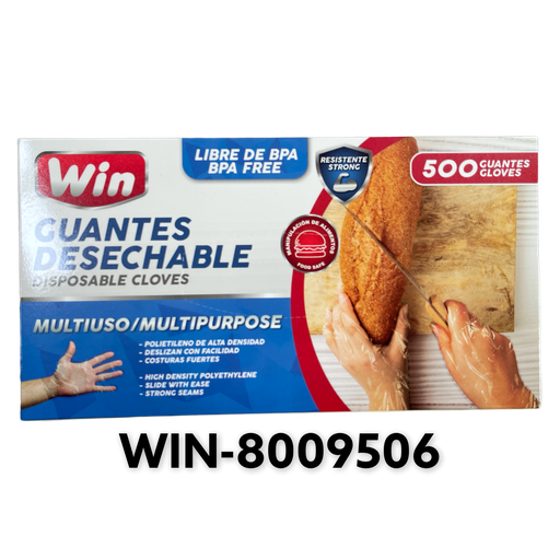 [WIN-8009506] Guantes Desechables 500pza WIN