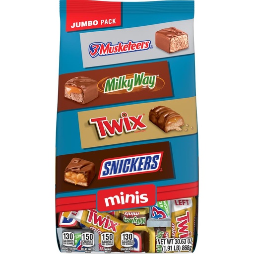 [472774] Chocolates minis Variado Jumbo Pack 868g