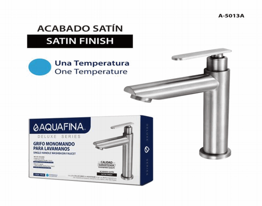 [A-5013A] Grifo Monomando para Lavamanos AQUAFINA