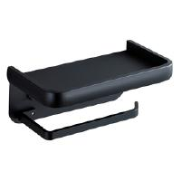 [P0242-EKR-ASJJ-B] Soporte de Papel Higienico Negro BAHIT Collection