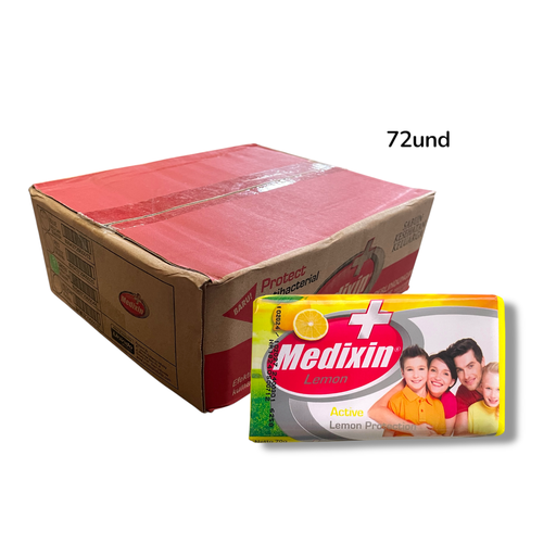 [BLJL01YL] Jabon MEDIXIN 70g Lemon 72pza