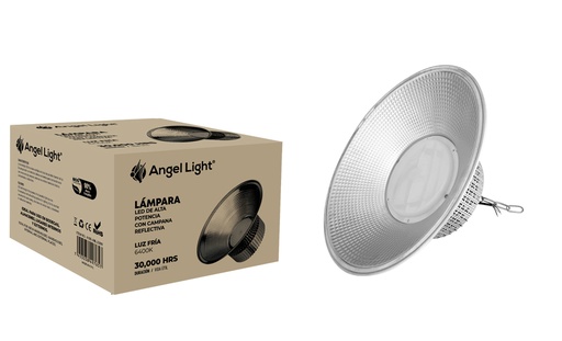 [A105-JML-200W] Lampara Led de Alta Potencia con Campana Reflectiva 200W 6400K