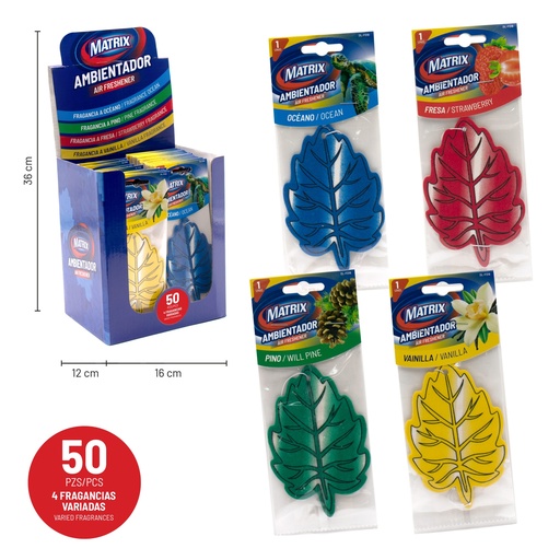 [DL-F018] Ambientador 50pza MATRIX