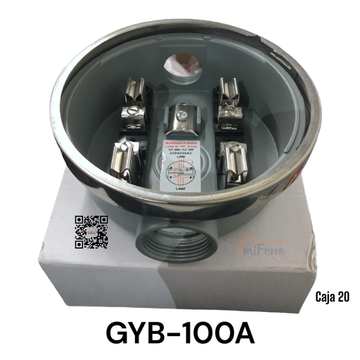 [GYB-100A] Caja de Medidor 1-1/4" Redonda B&R