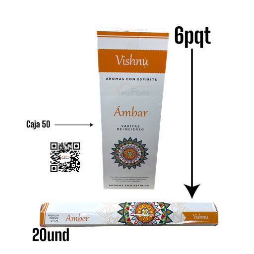 Incienso Ambar VISHNU SAV