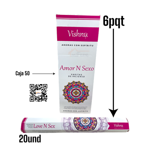 Incienso Amor N Sexo VISHNU SAV