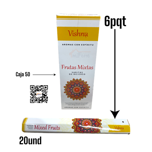 Incienso Frutas Mixtas VISHNU SAV